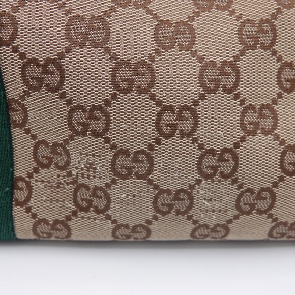 Gucci GG Canvas Jolicoeur Sherry Line Tote Brown - Picture 7 of 16